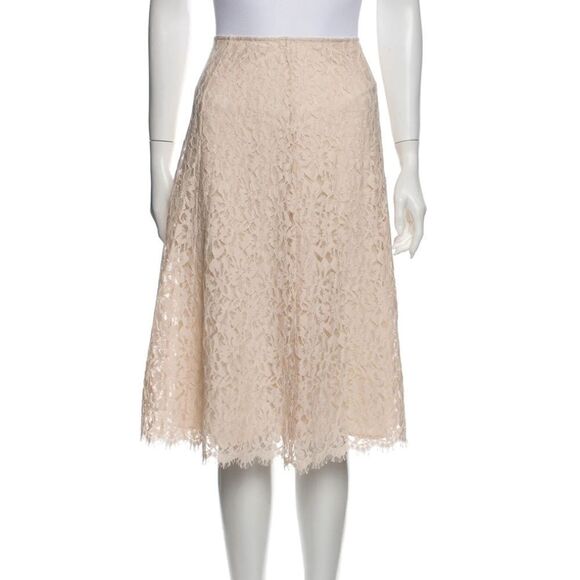Lewit Lace Pattern knee length skirt SZ 10 - Picture 1 of 7